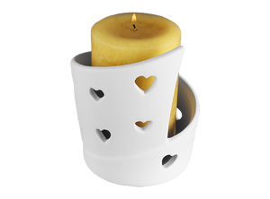 Heart Cutout Candle Holder