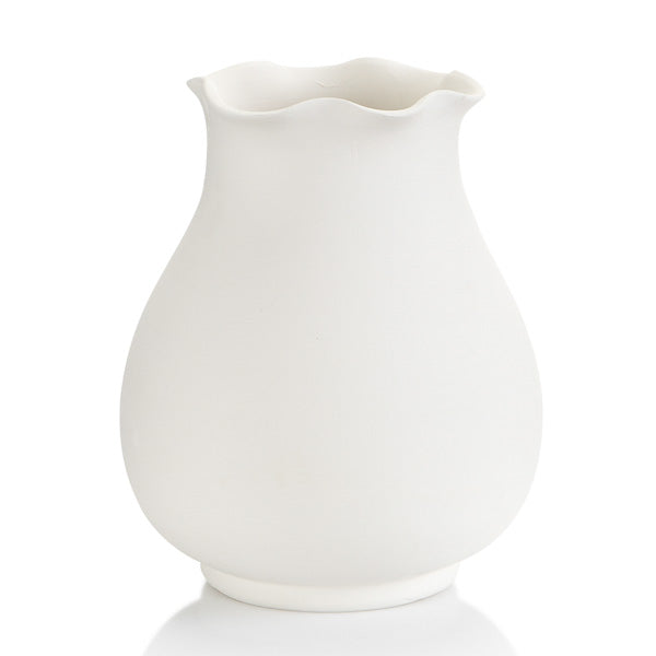 Scalloped Edge Vase