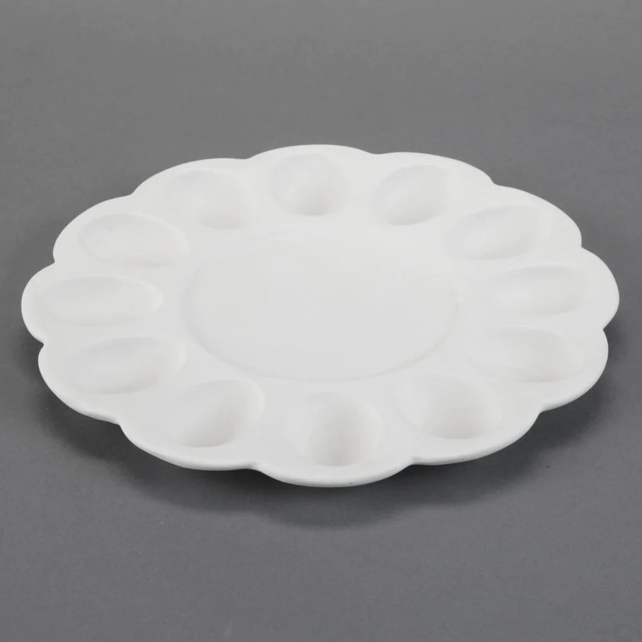 Scalloped Deviled Egg Dish