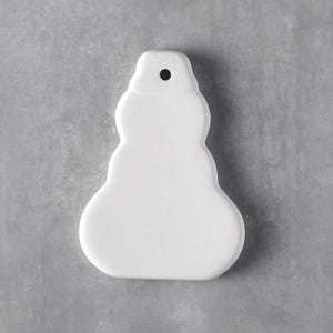 Flat Snowman Ornament