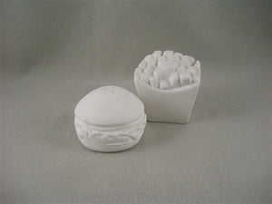 Burger/Fries Salt & Pepper Shaker Set