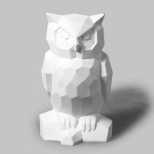 Load image into Gallery viewer, XL Faceted Owl
